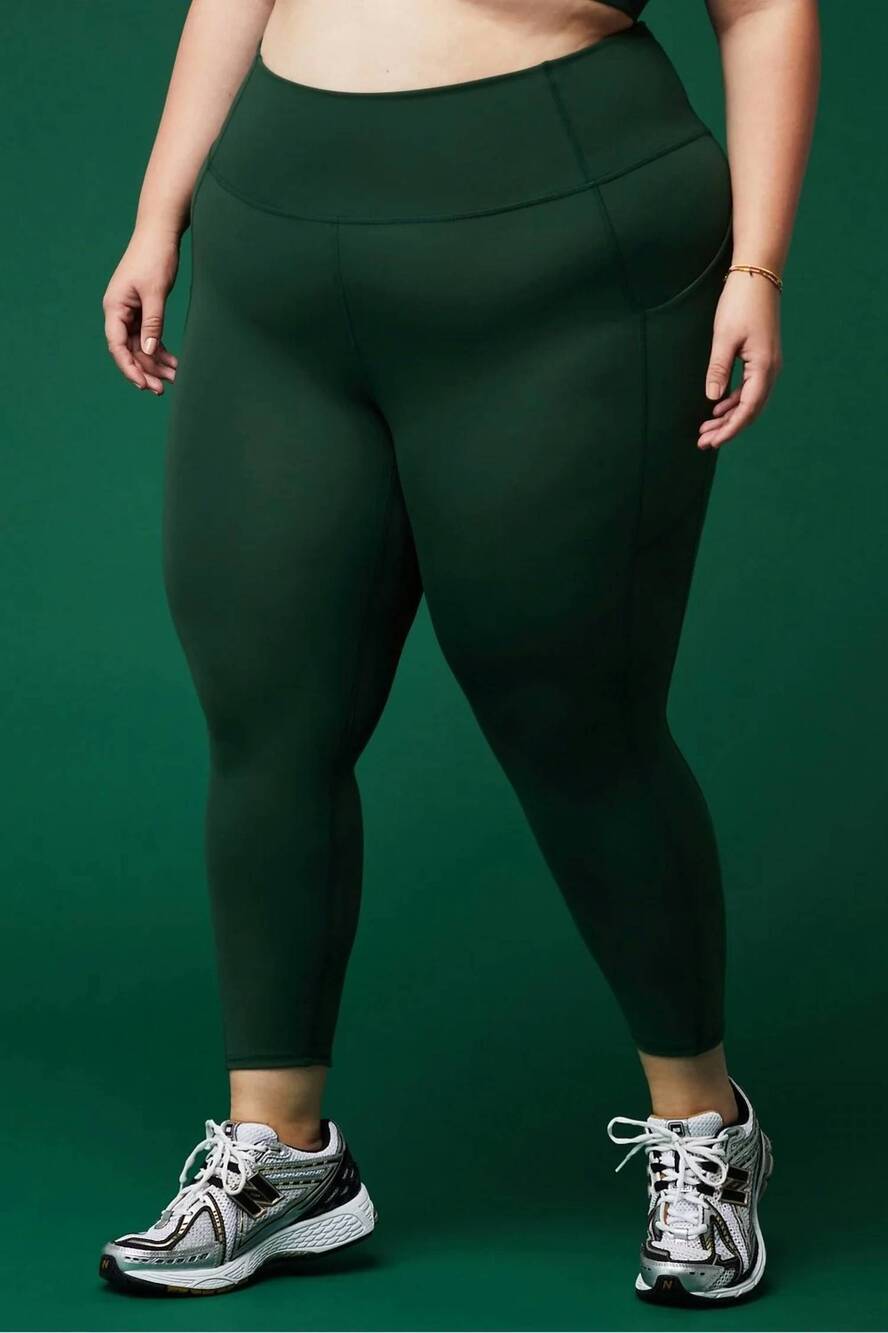 NEW FABLETICS oasis pureluxe legging pants - plus in everpine